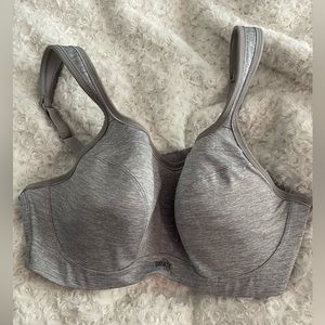 Gray high support Panache sports bra - 40DD (E)